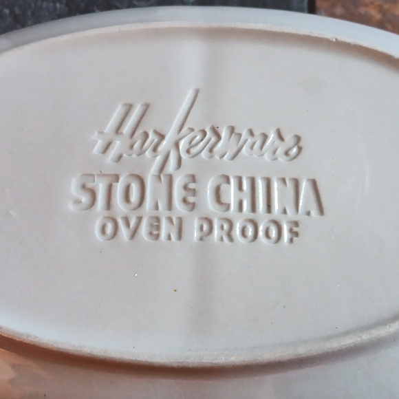 STONEWARE DIVIDED DISH - Picture 2 of 2